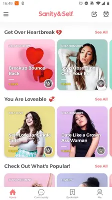 Sanity & Self android App screenshot 3